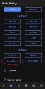 Przycisk OTA update apk